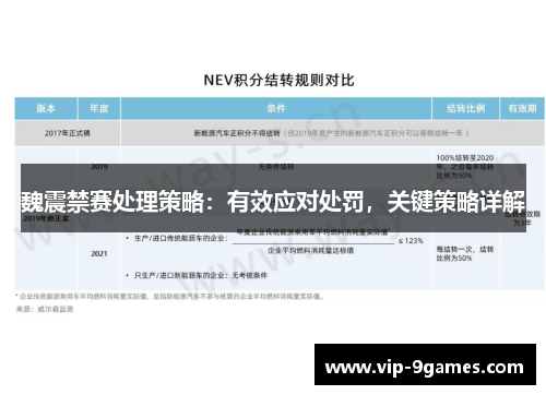 魏震禁赛处理策略：有效应对处罚，关键策略详解